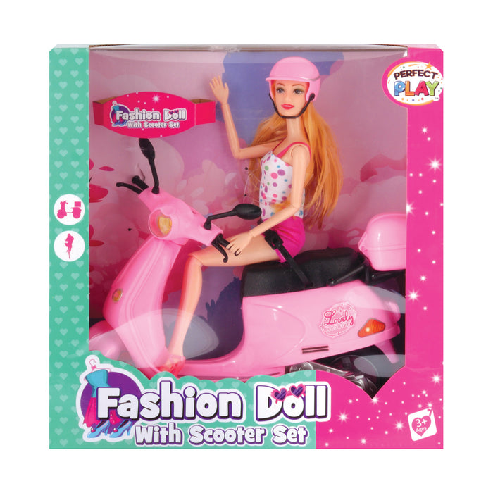 Fashion Doll With Scooter