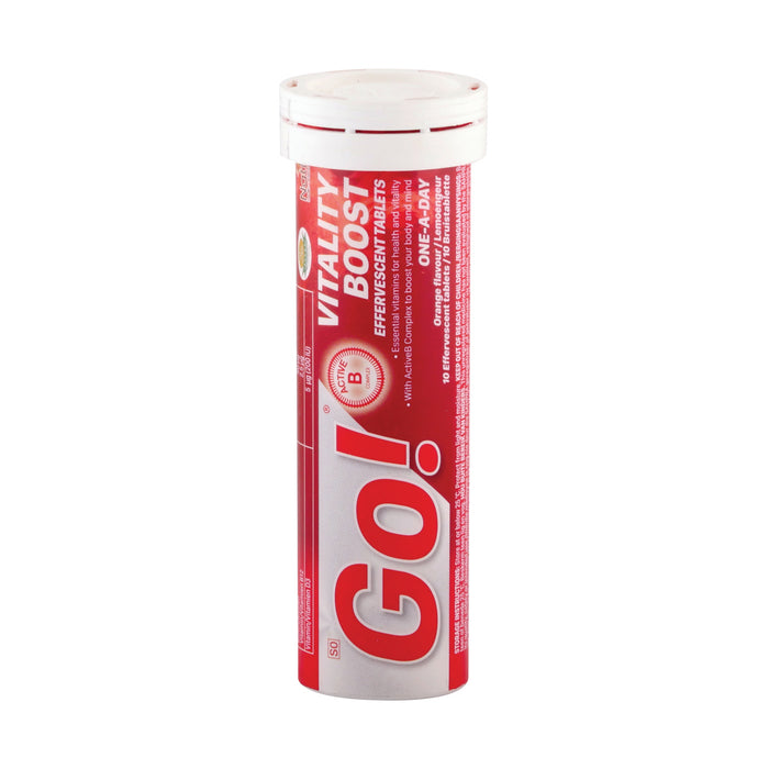 GO Vitality Boost 10 Effervescent Tablets
