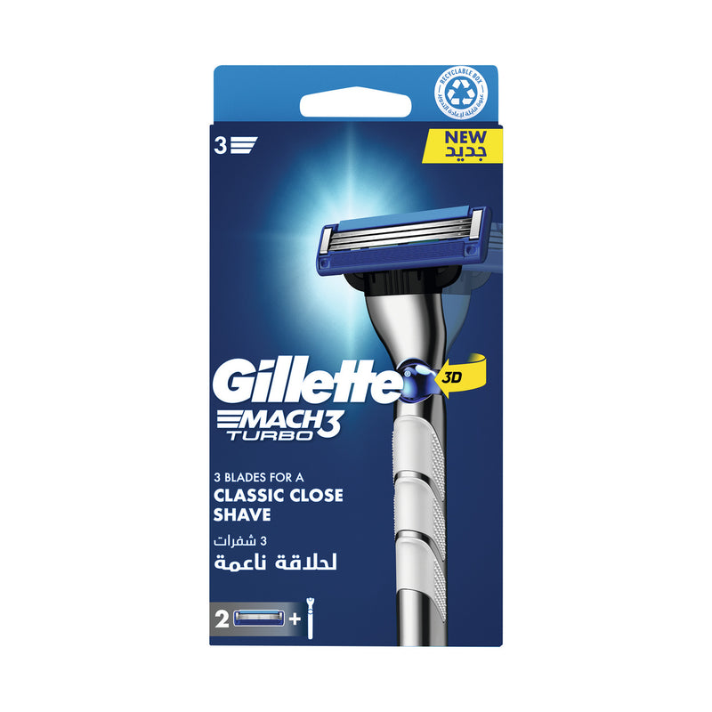 Gillette Razor Mach 3 Turbo 2 Up