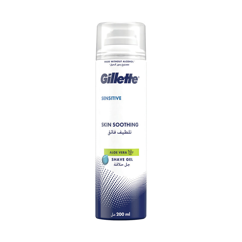 Gillette Sensitive Shaving Gel Soothing 200ml