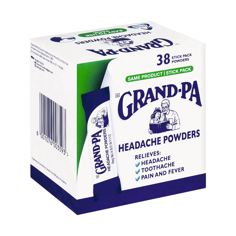 Grand-Pa Headache Powder 38 Stick Pack