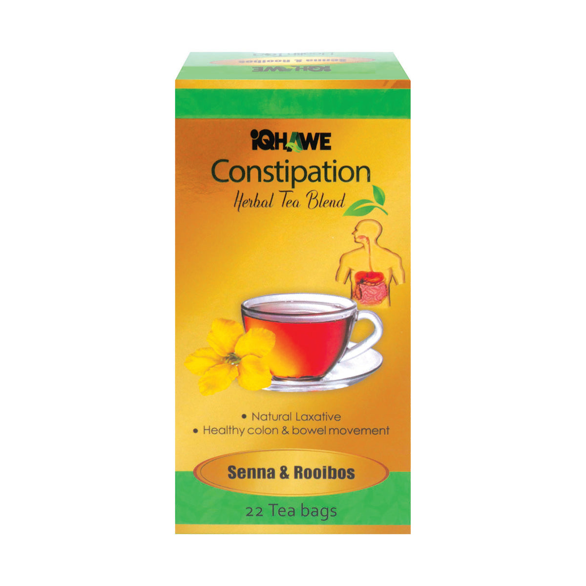 Inqwe Tea Iqhawe Tea Constipation Senna & Rooibos 22 Teabags — Maximed Pharmacy