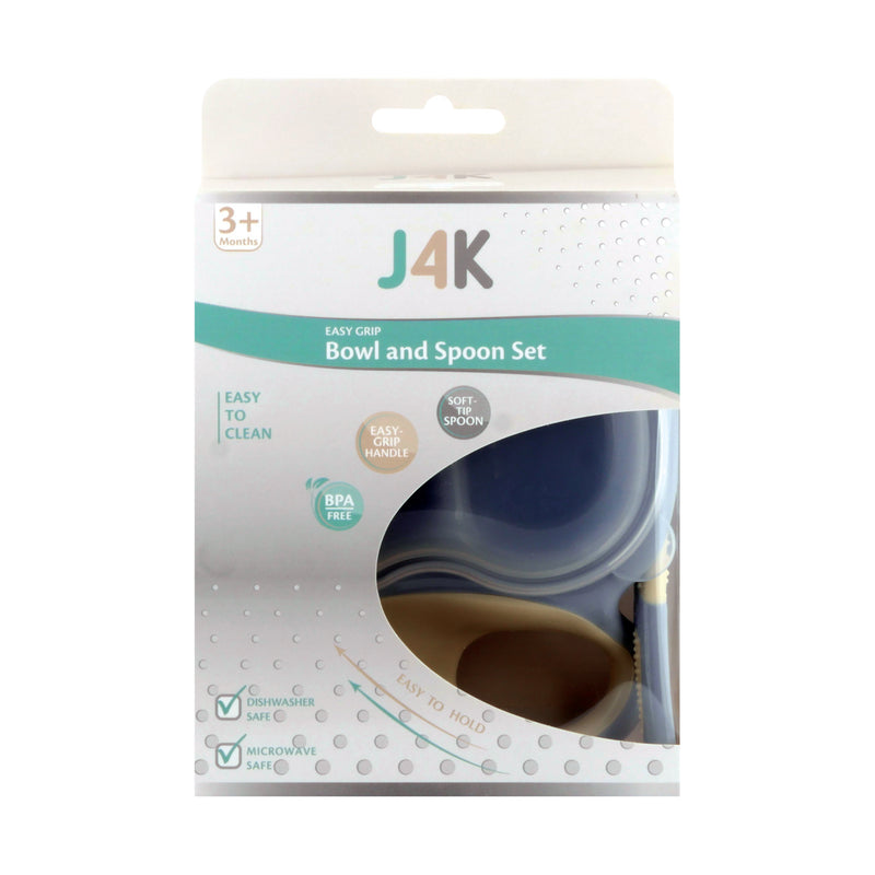 J4K Easy Grip Bowl & Spoon Set