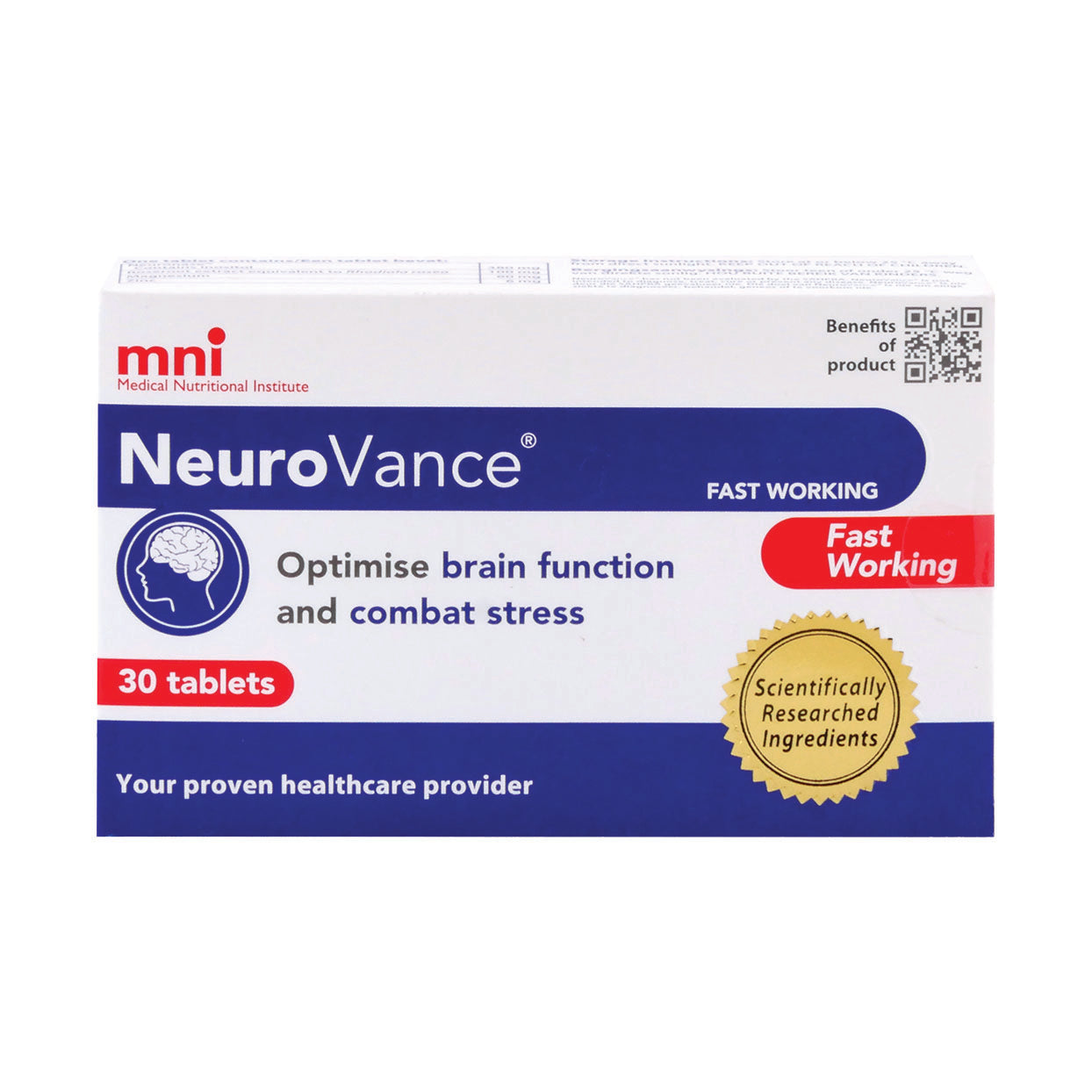 MNI NeuroVance Brain Supplement 30 Tablets — Maximed Pharmacy