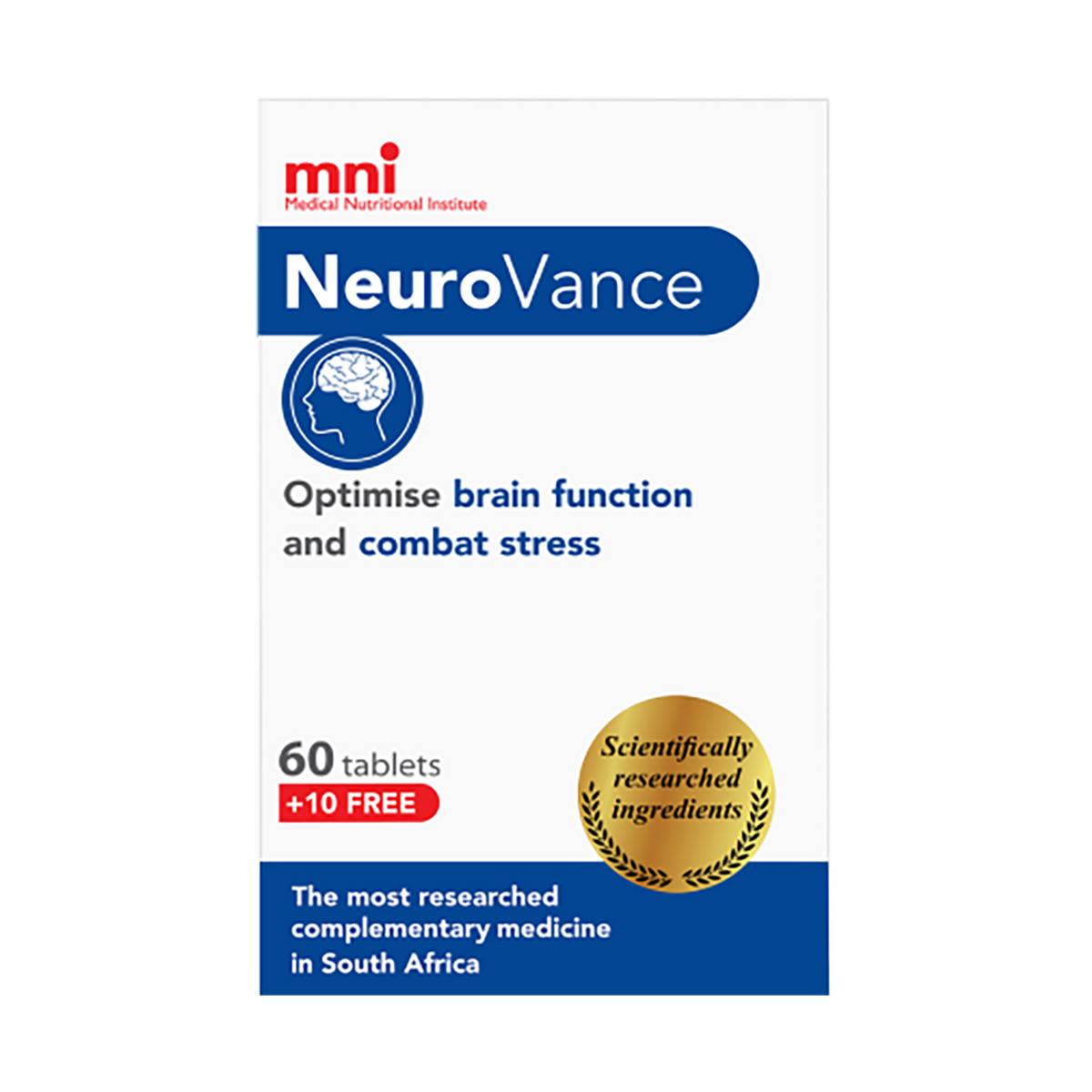 MNI NeuroVance 60 Tablets — Stress & Brain Support — Maximed Pharmacy