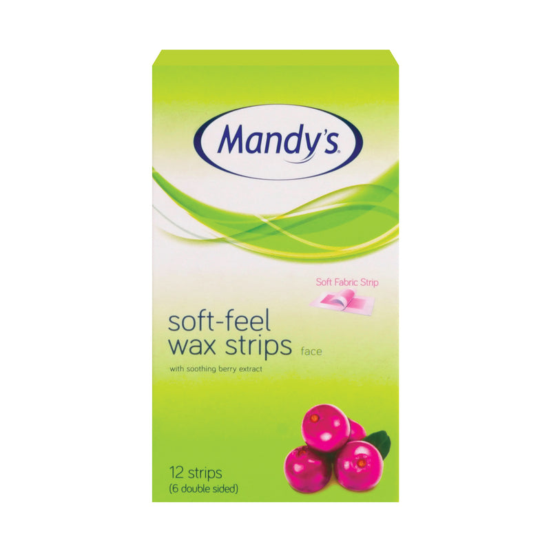 Mandy's Soft Fabric Wax Strips Face 12