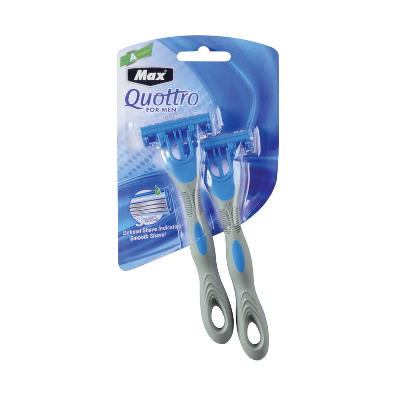 Max Quottro For Men Disposable Razors 2 Pack