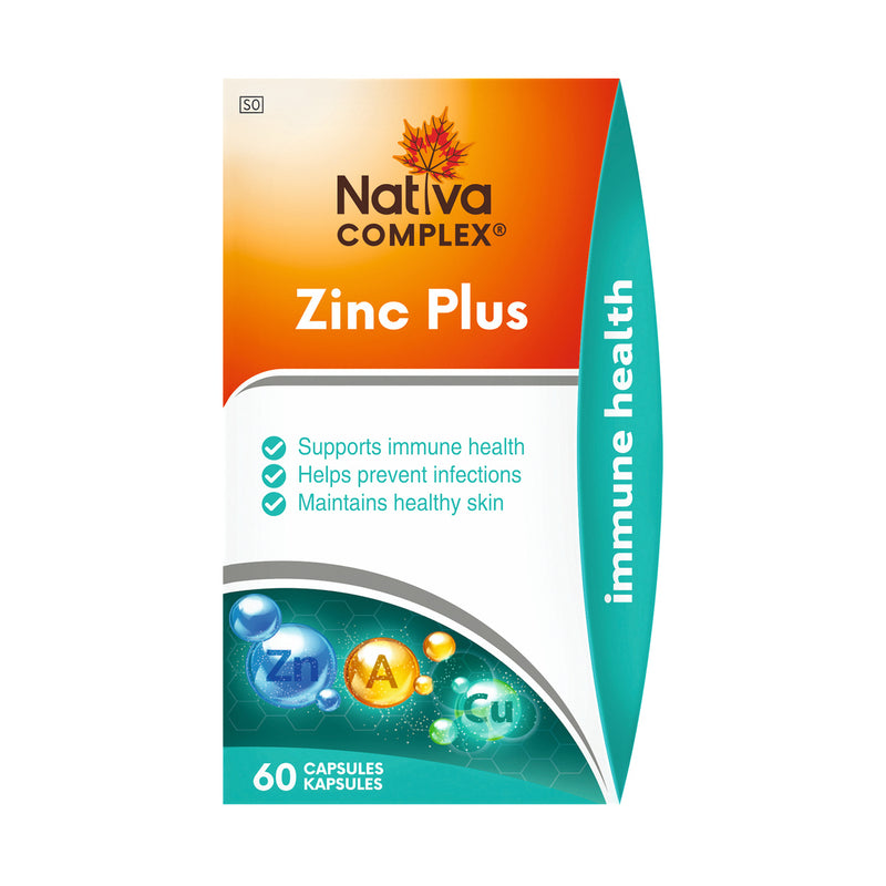 Nativa Complex Zinc Plus 60 Capsules