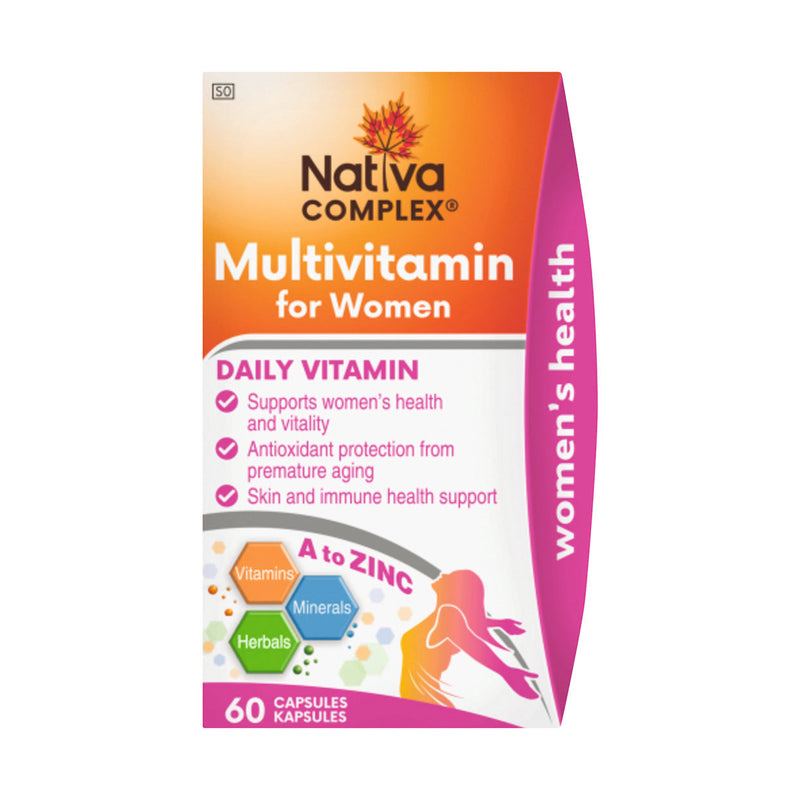 Nativa Multivitamin for Women Complex 60 Capsules