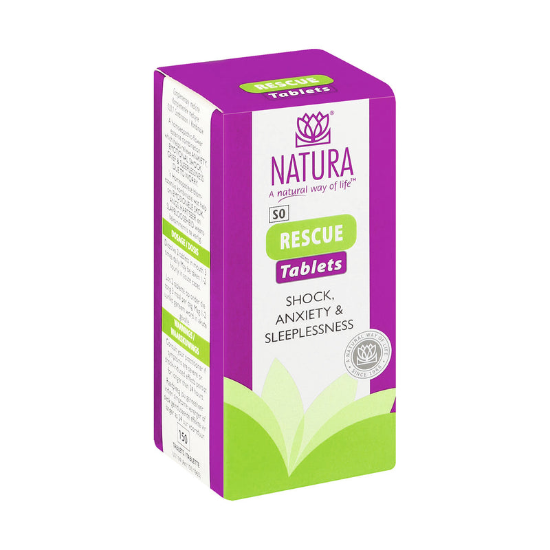 Natura Rescue Shock, Anxiety & Sleeplessness 150 Tablets