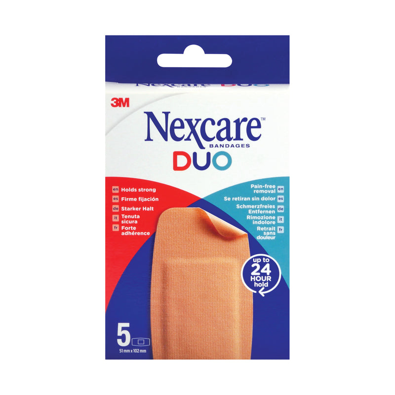 Nexcare Duo Plasters Knee & Elbows 5 Pack