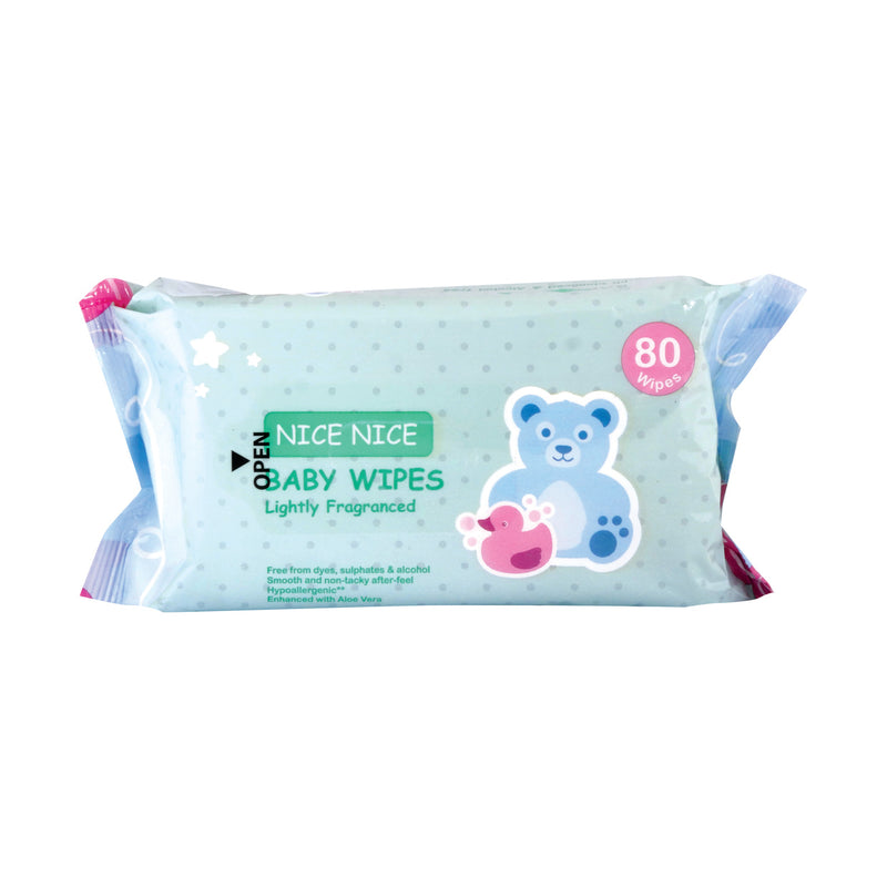 Nice Nice Baby Wipes Lightly Fragranced 80 Wipes