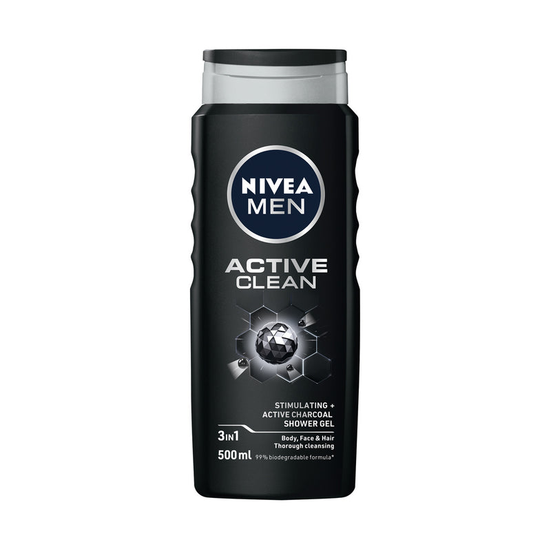 Nivea Men Shower Gel Active Clean 500ml