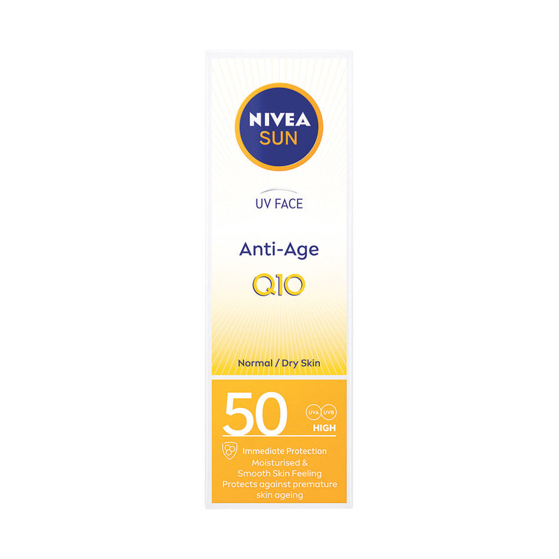 Nivea Sun SPF50 Q10 Anti Age Face Cream 50ml