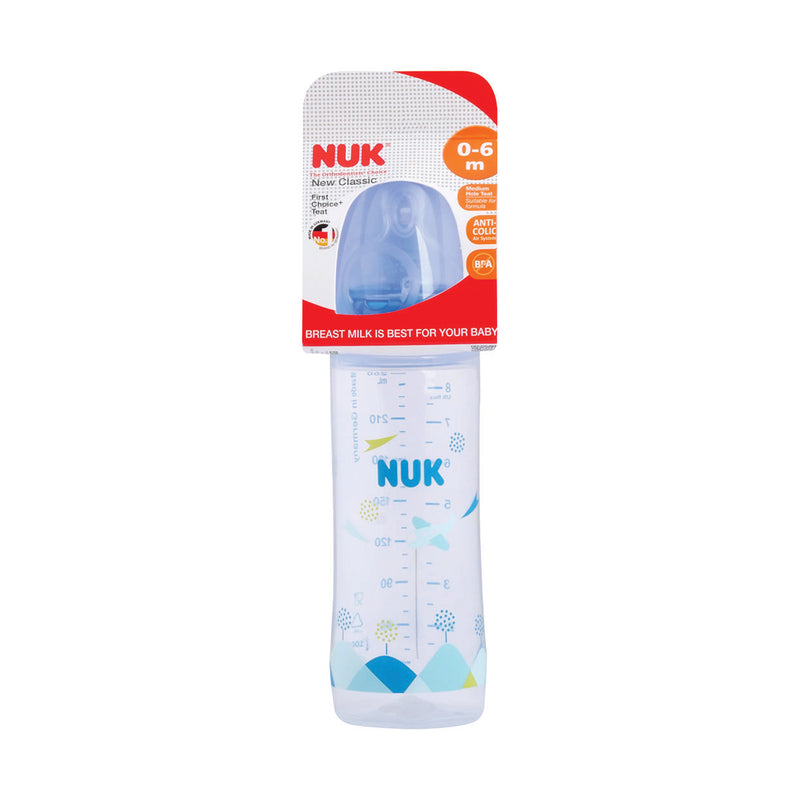 Nuk New Classic Bottle 250ml 0-6 Months