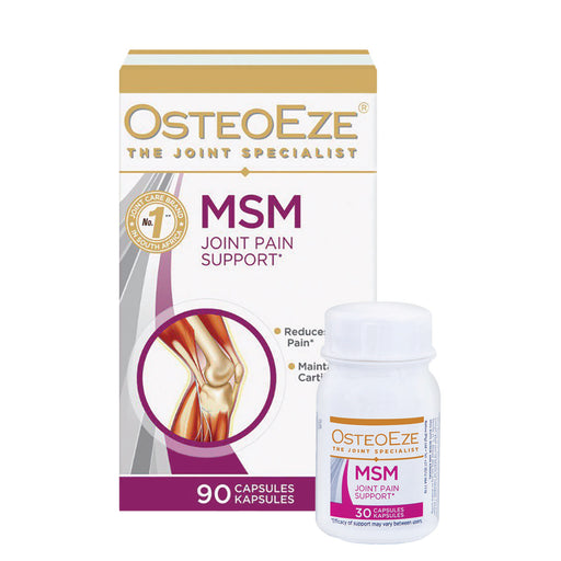 OsteoEze MSM Joint Pain Support 90 + 30 Capsules