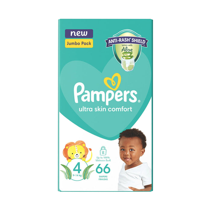 Pampers Active Baby-Dry Maxi Jumbo Pack 66 Nappies Maximed