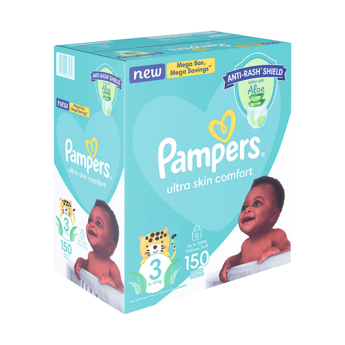 Pampers Active Baby-Dry Size Mega Pack 150 Maximed