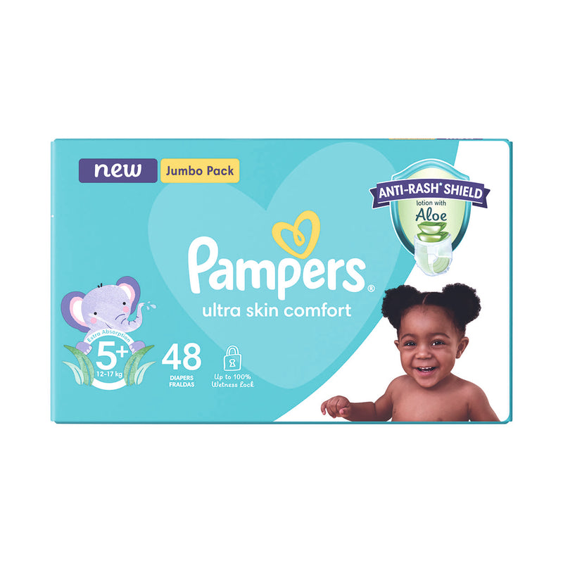 Pampers Baby Dry Jumbo Pack Size 5+ 48 Nappies
