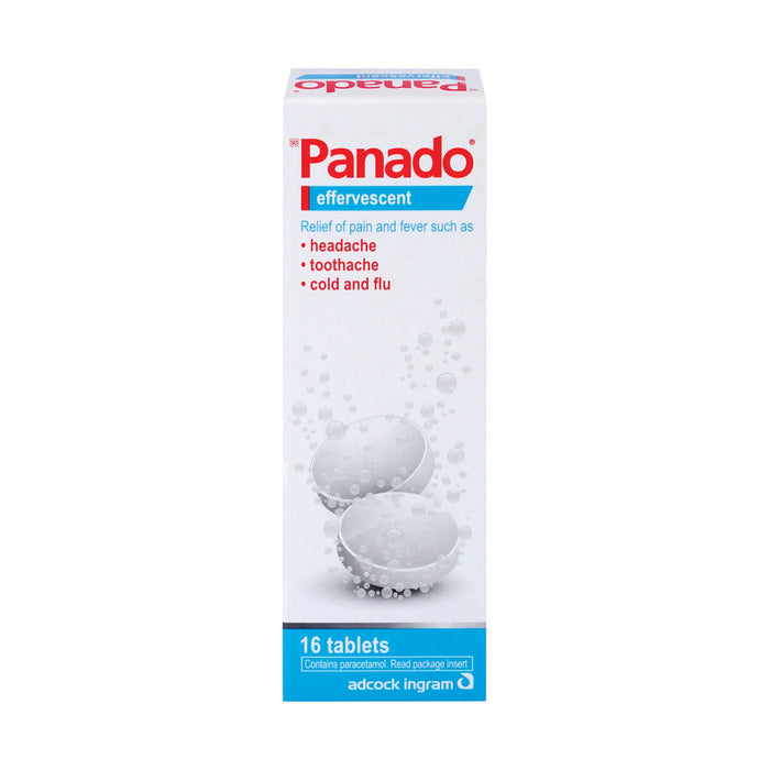 Panado Paracetamol 500mg 16 Effervescent Tablets