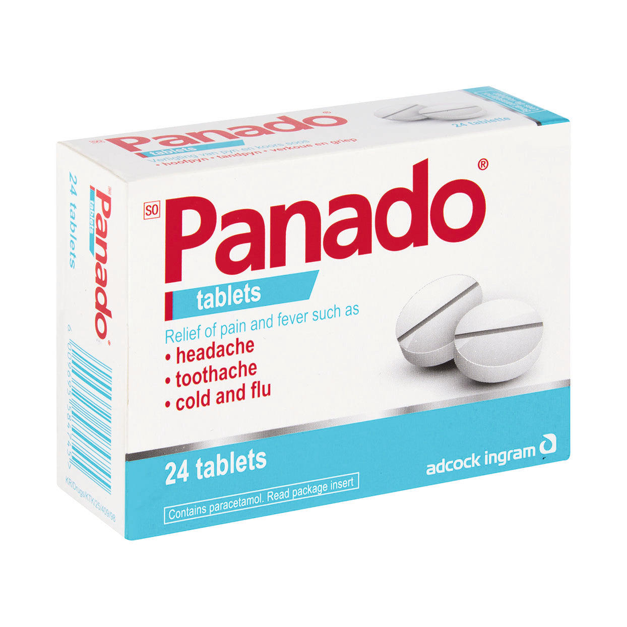 Panado Paracetamol 500mg 24 Tablets - — Maximed Pharmacy