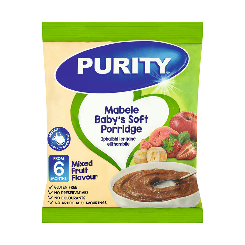 Purity Mabele Baby's Soft Porridge Mixed Fruit 350g