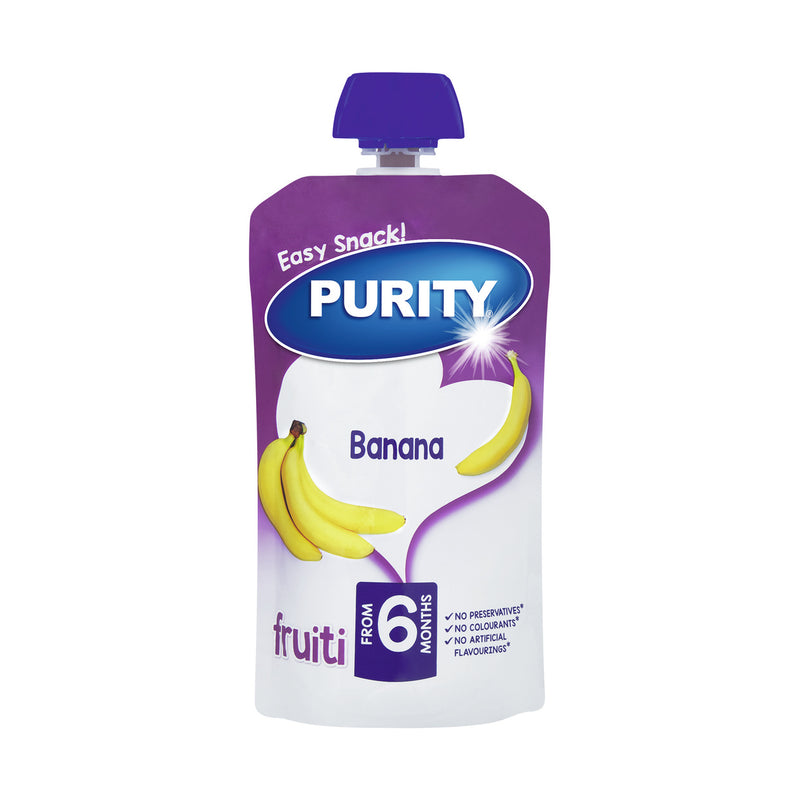 Purity Pouch Banana From 6 Months 110ml