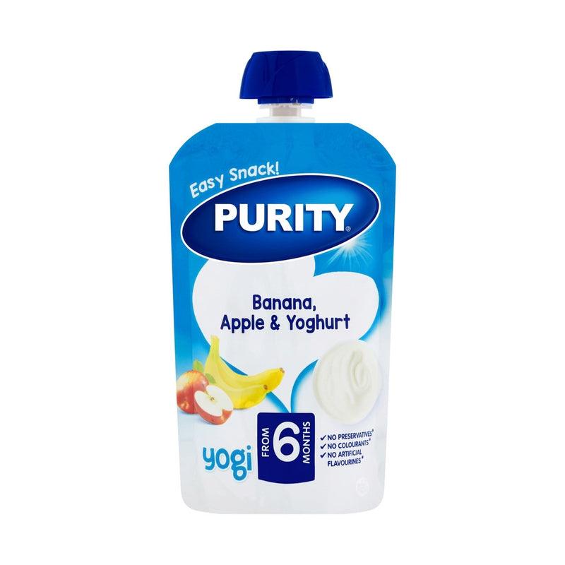 Purity Pouch Banana, Apple & Yoghurt From 6 Months 110ml
