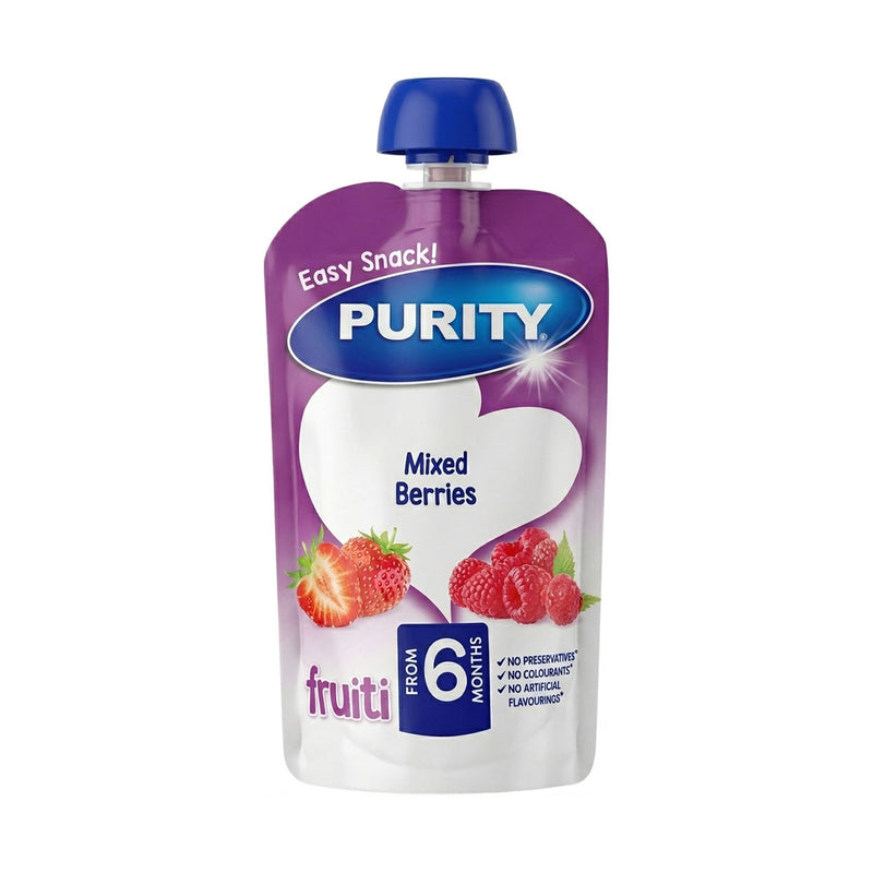 Purity Pouch Mixed Berries From 6 Months 110ml