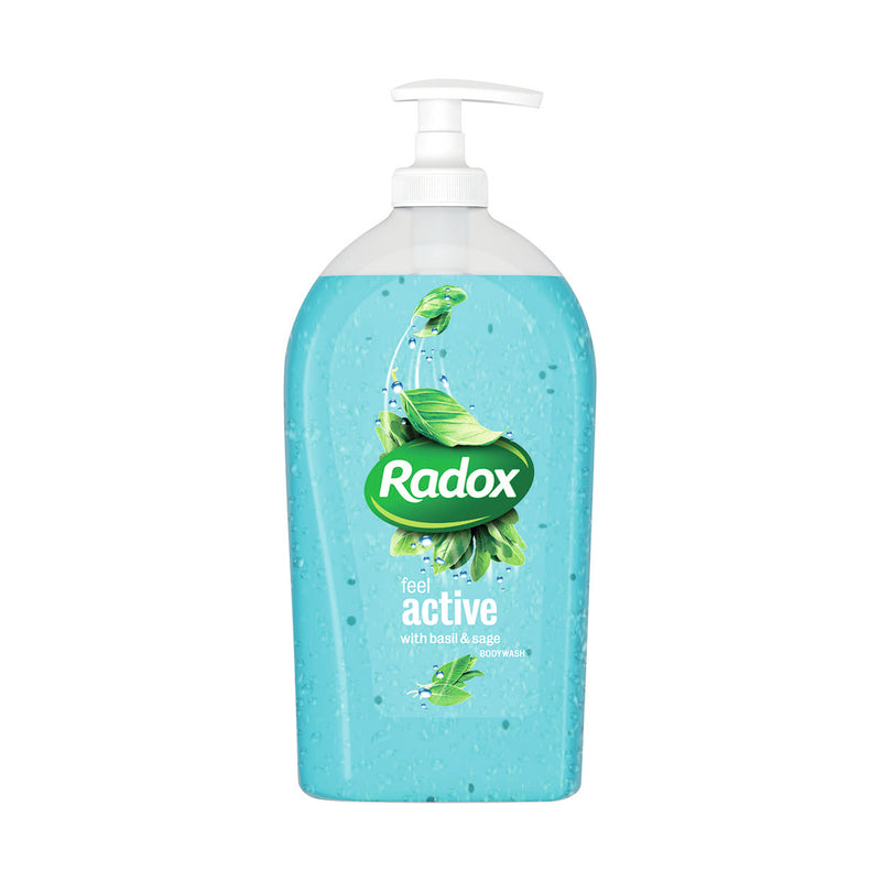 Radox Feel Active With Basil & Sage Body Wash 750ml