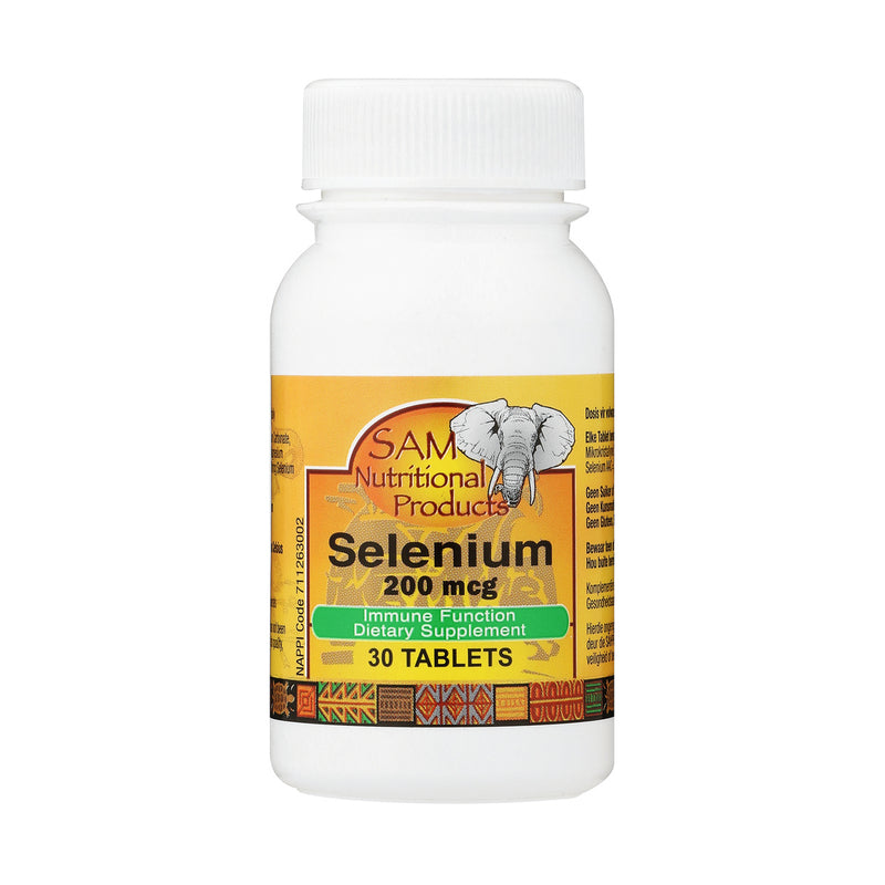 SAM Nutritional Products Selenium 200mg 30 Tablets