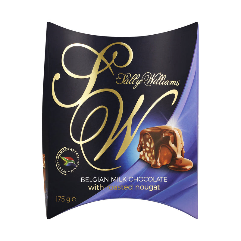 Sally Williams Belgian Milk Chocolate With Roasted Nougat 175g