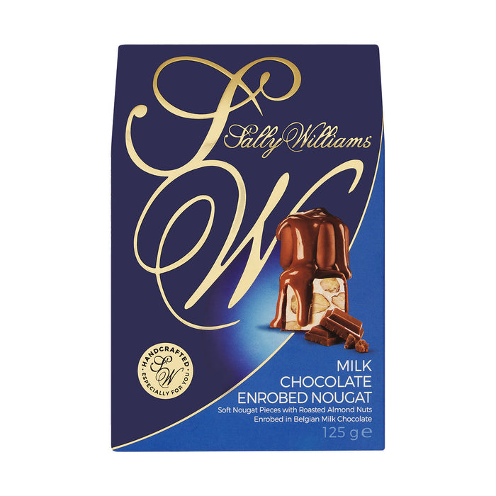 Sally Williams Milk Chocolate Coated Nougat 125g