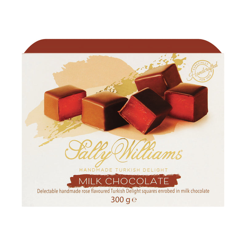 Sally Williams Turkish Delight Milk Chocolate 300g