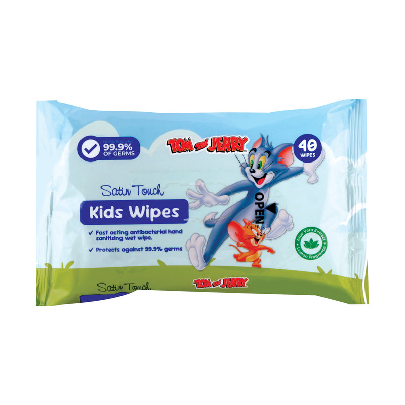 Sanin-Touch Tom & Jerry Kids 40 Wipes