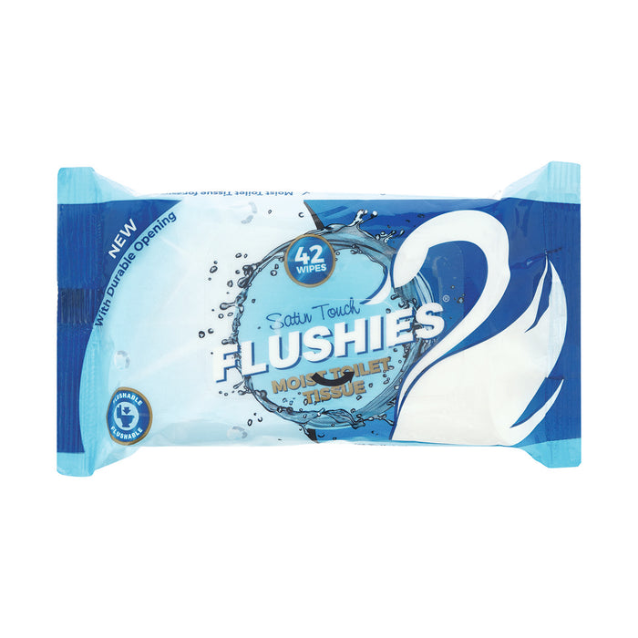 Satin Touch Flushies 42 Wipes