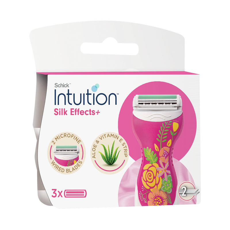 Schick Silk Effects Razor - 3 Blades Refill