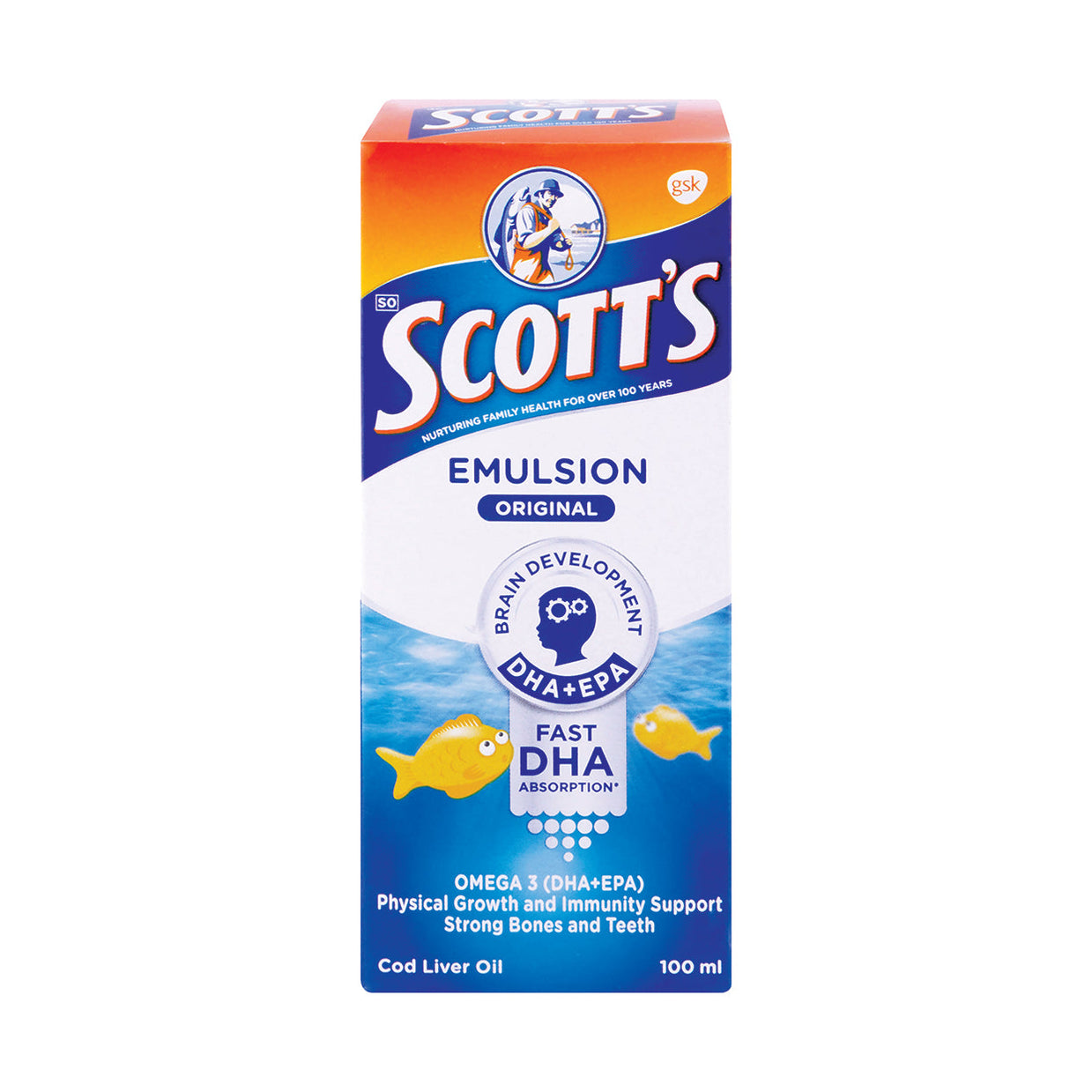 Scott's Emulsion Original 100ml — Cod Liver Oil — Maximed Pharmacy