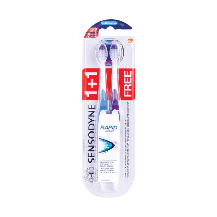 Sensodyne Rapid Relief Toothbrush 2 Pack