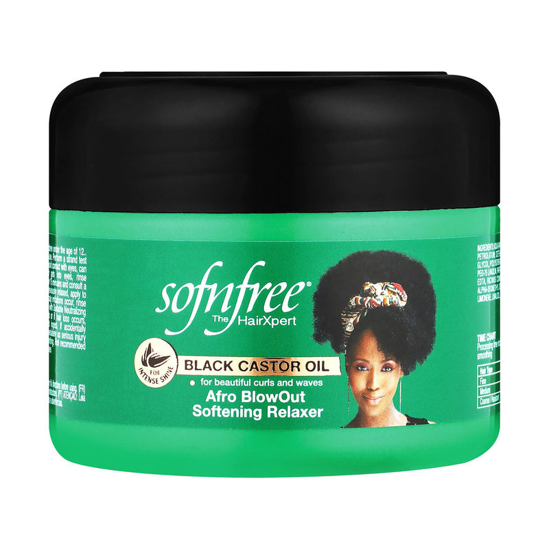 Sofn'free Black Castor Oil Hair Relaxer 125ml