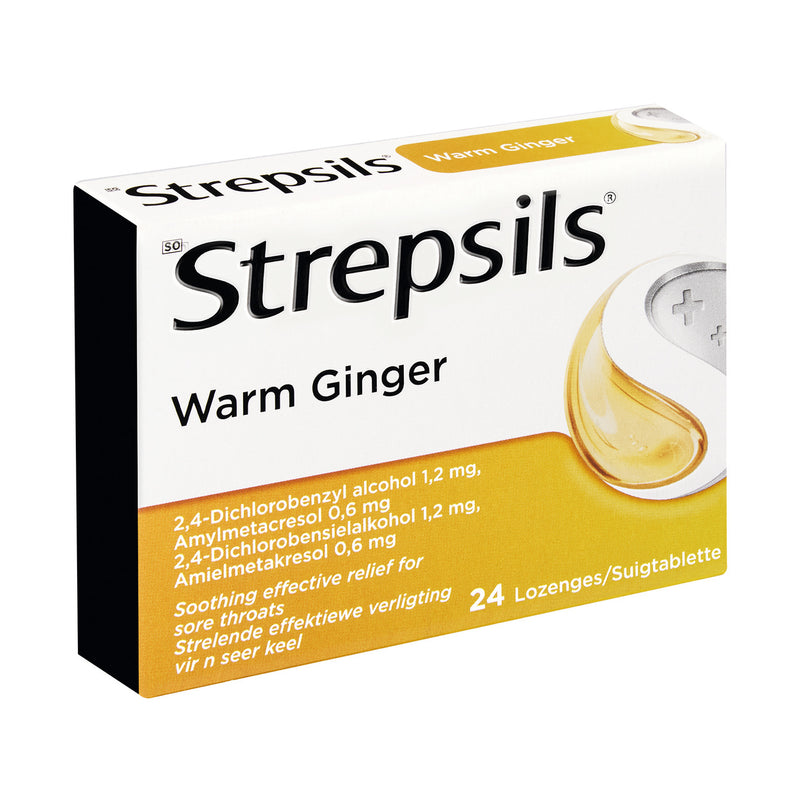 Strepsils Warm Ginger 24 Lozenges