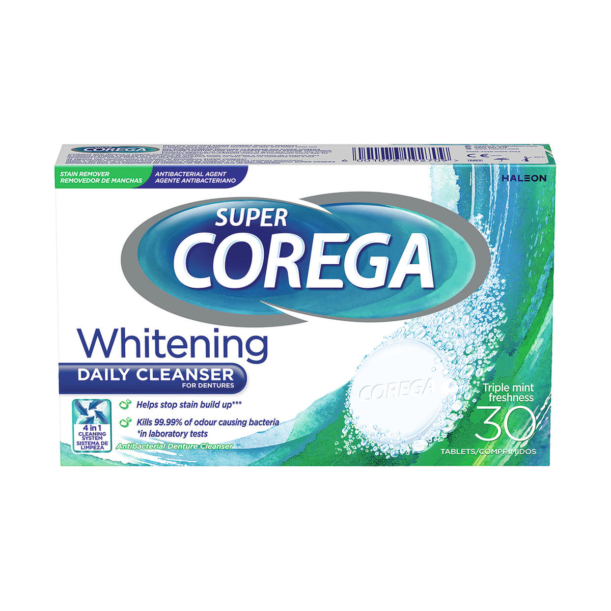 Super Corega Denture Cleaner Whiting 30 Tablets — Maximed Pharmacy