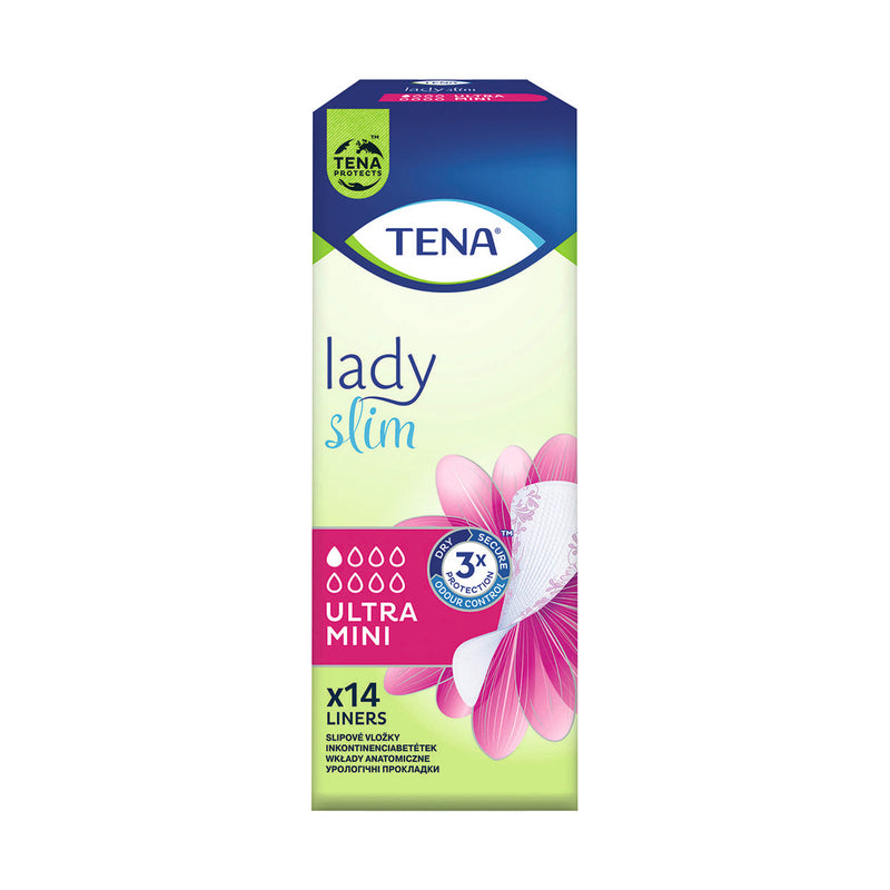 Tena Lady Ultra Mini Incontinence Liners 14 Liners