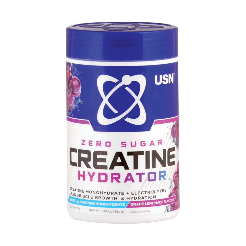 USN Zero Sugar Creatine Hydrator Grape-Lemon 360g