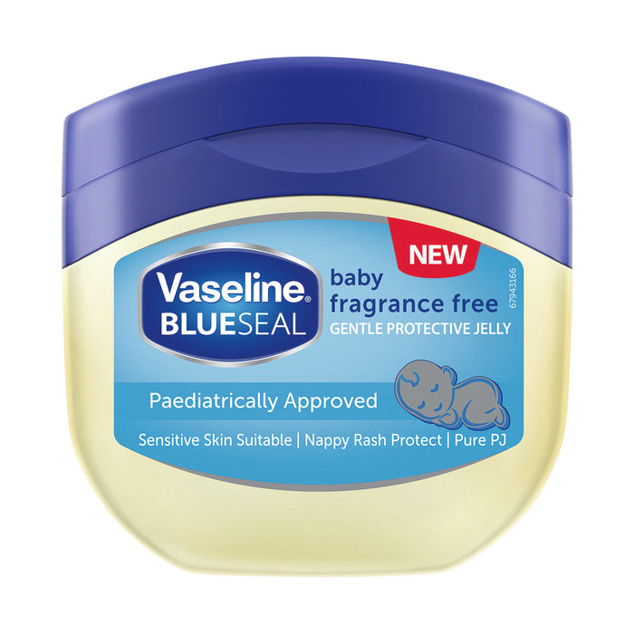 Vaseline Blue Seal Fragrance Free Petroleum Jelly Baby 250ml