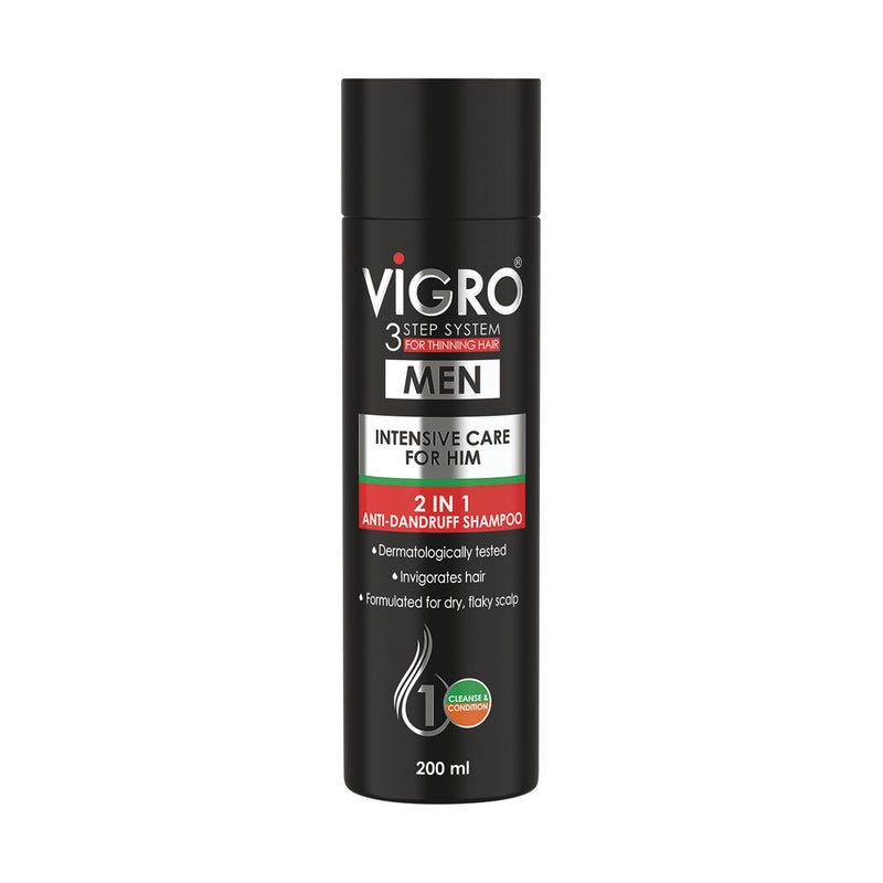 Vigro Men Shampoo 2 in 1 Anti-Dandruff 200ml