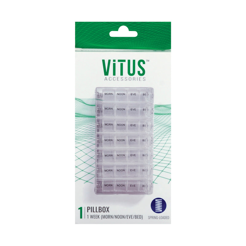Vitus Pill Box 1 Week Spring Loaded