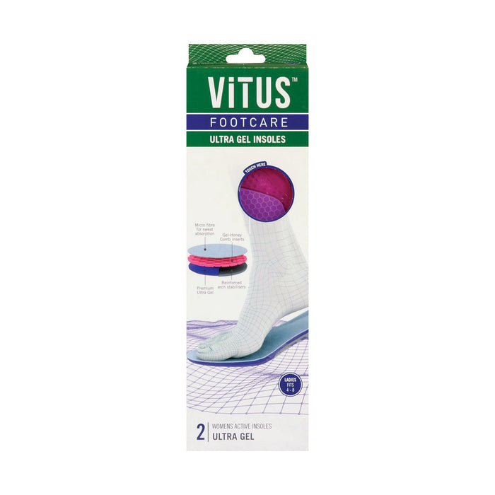 Vitus Women Ultra Gel Active Insoles