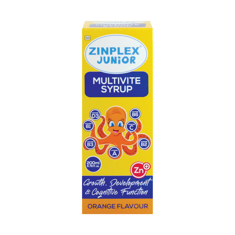 Zinplex Junior Multivite Syrup Orange 200ml