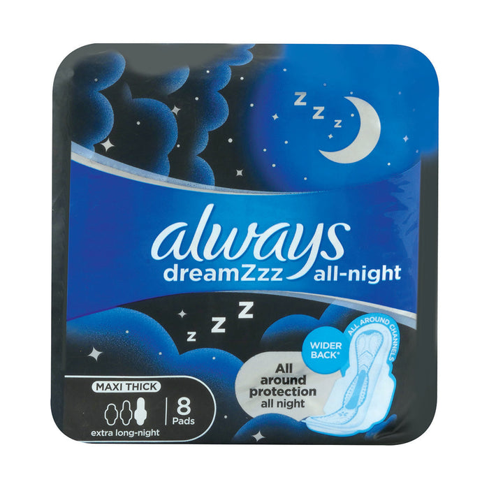 Always DreamZzz All-Night Maxi Extra Long 8 Pads